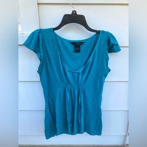 Calvin Klein Jean top Teal size M